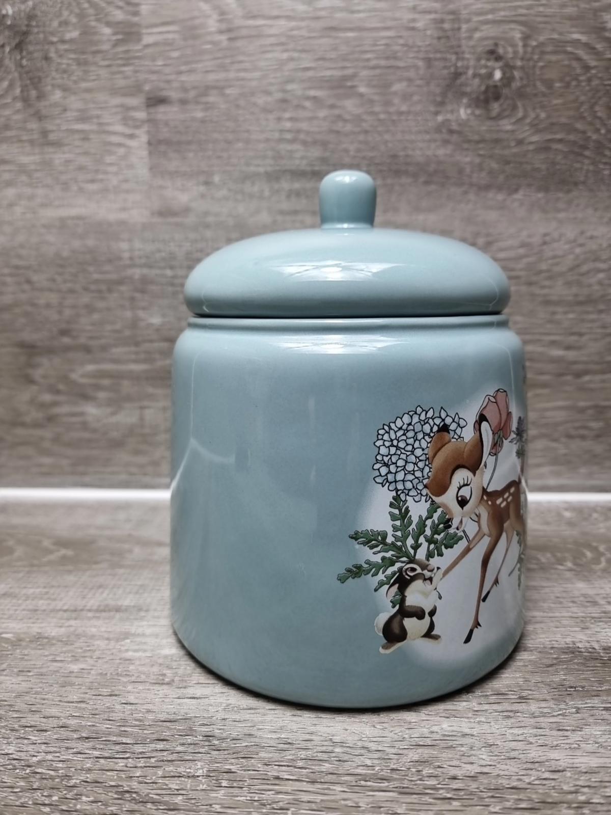 Disney Bambi Cookie Jar Biscuit Barrel Container Duck Egg Blue Thumper 18cm high